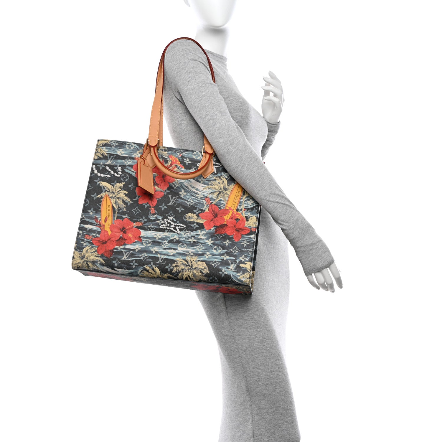 Louis Vuitton Monogram Surfin' Sac Plat 24H Navy Blue 2 of 10