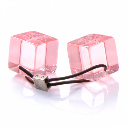 Louis Vuitton Resin Hair Cubes Pink 3 of 5