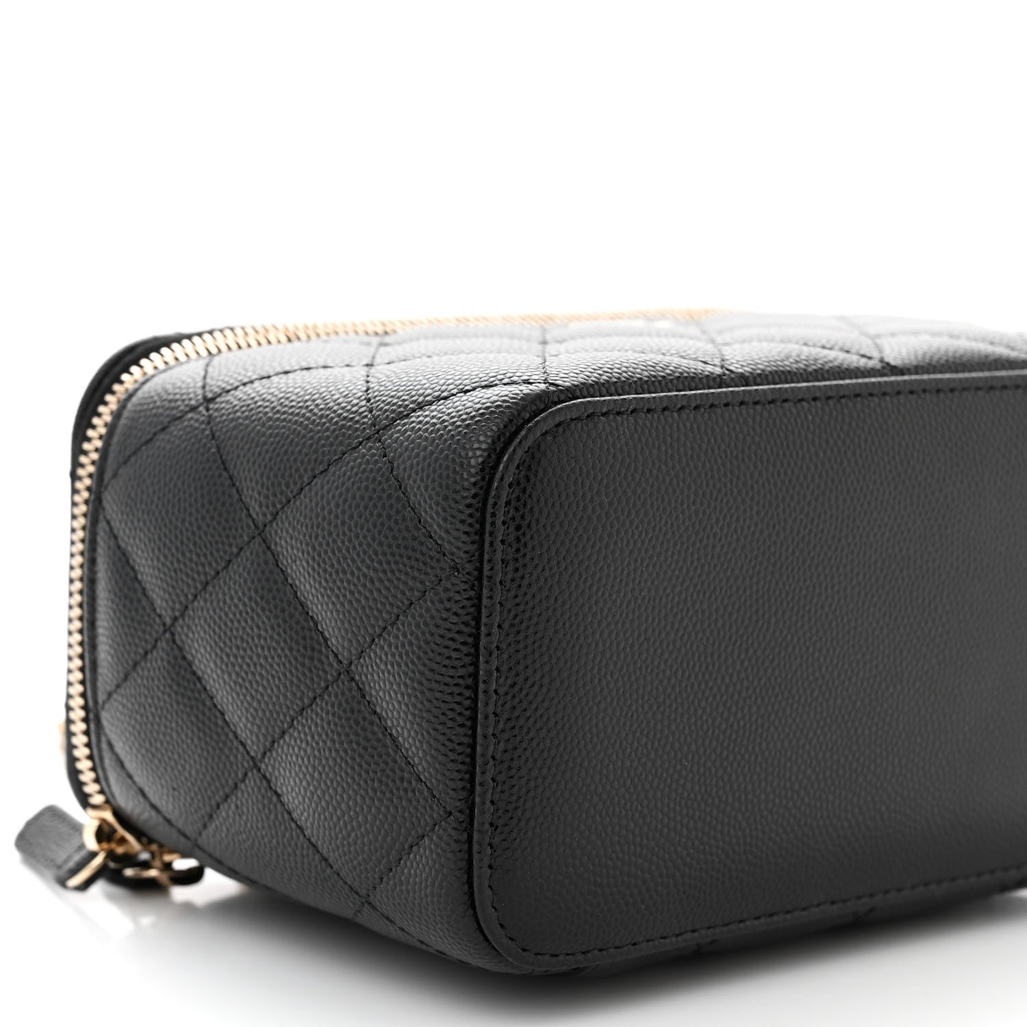 Chanel Caviar Quilted Small Vanity Case With Chain Black 9 of 11