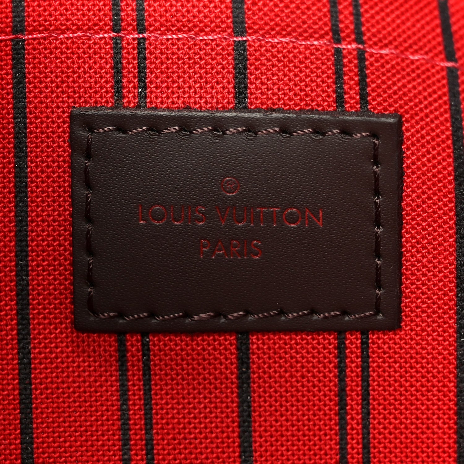 Louis Vuitton Damier Ebene Neverfull MM GM Pochette 6 of 8