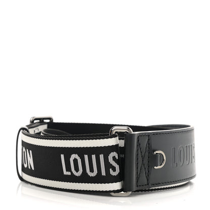 Louis Vuitton Nylon Jacquard Sporty Bandouliere Shoulder Strap Black 2 of 5