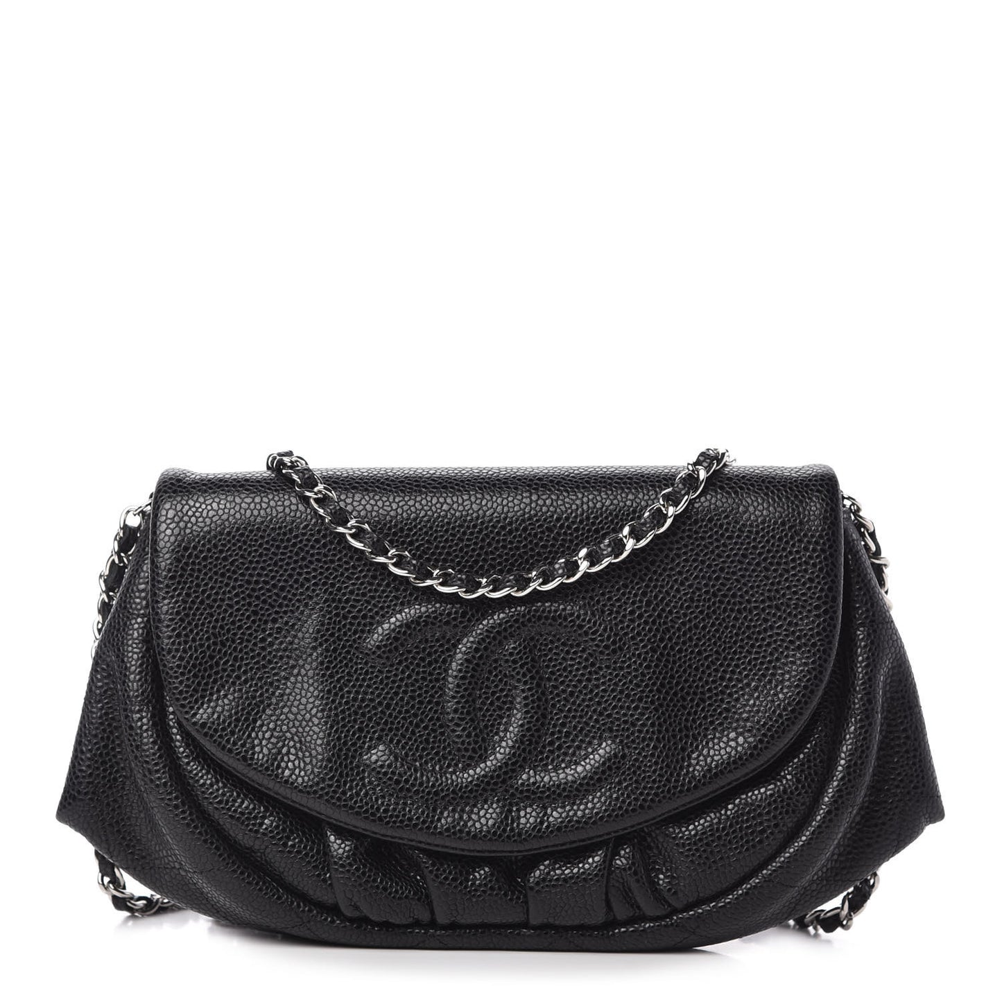 Caviar Half Moon Wallet On Chain WOC Black