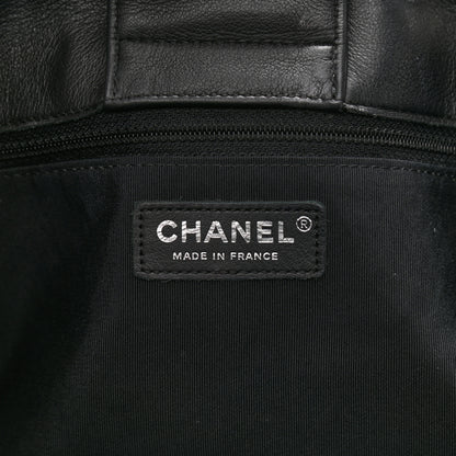 Chanel Calfskin Quilted Large Classic Shopping Tote Black 6 of 11