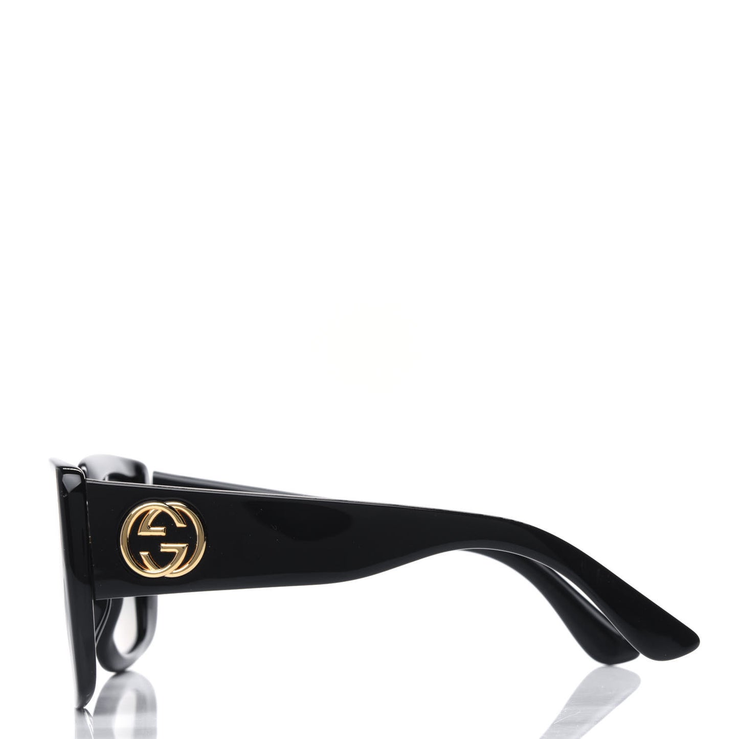 Acetate Square Frame Sunglasses GG0141S Black