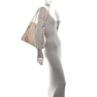 Louis Vuitton Damier Azur Propriano Rose Ballerine 2 of 9