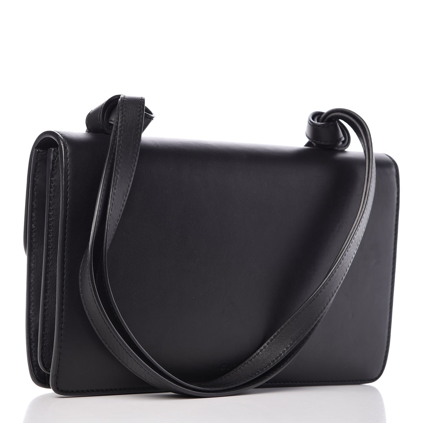 Calfskin Animalier Shoulder Bag Black