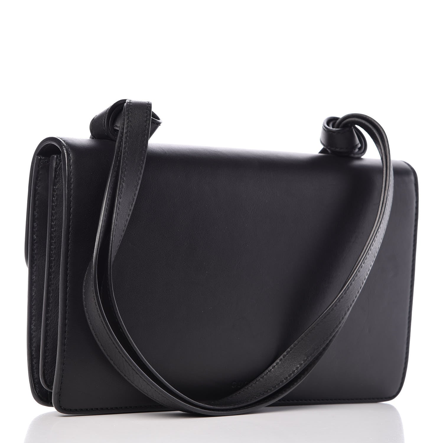Gucci Calfskin Animalier Shoulder Bag Black 3 of 12