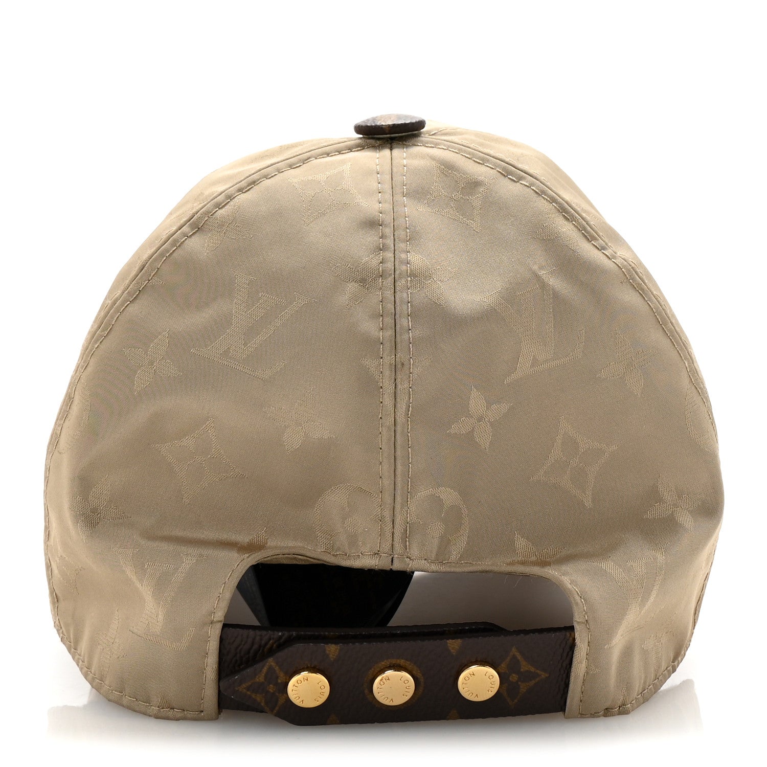 Louis Vuitton Monogram Polyester Silk LV Get Ready Cap M Beige 6 of 8