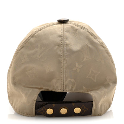 Louis Vuitton Monogram Polyester Silk LV Get Ready Cap M Beige 6 of 8