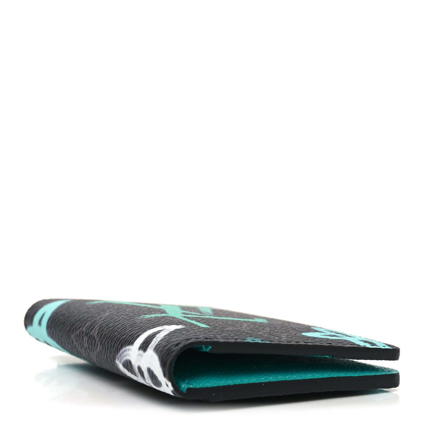 Monogram Eclipse LV Graffiti Pocket Organizer Green Lights