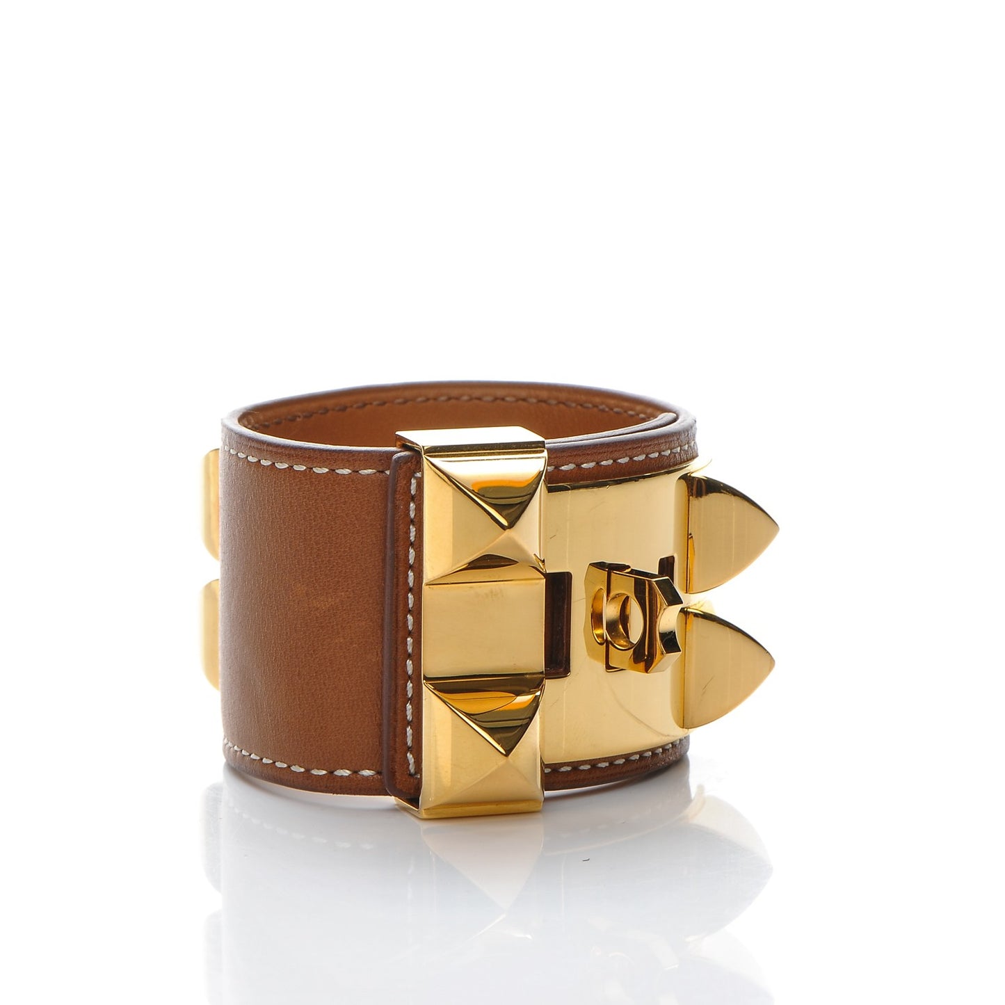 Barenia Collier De Chien CDC Bracelet S Fauve