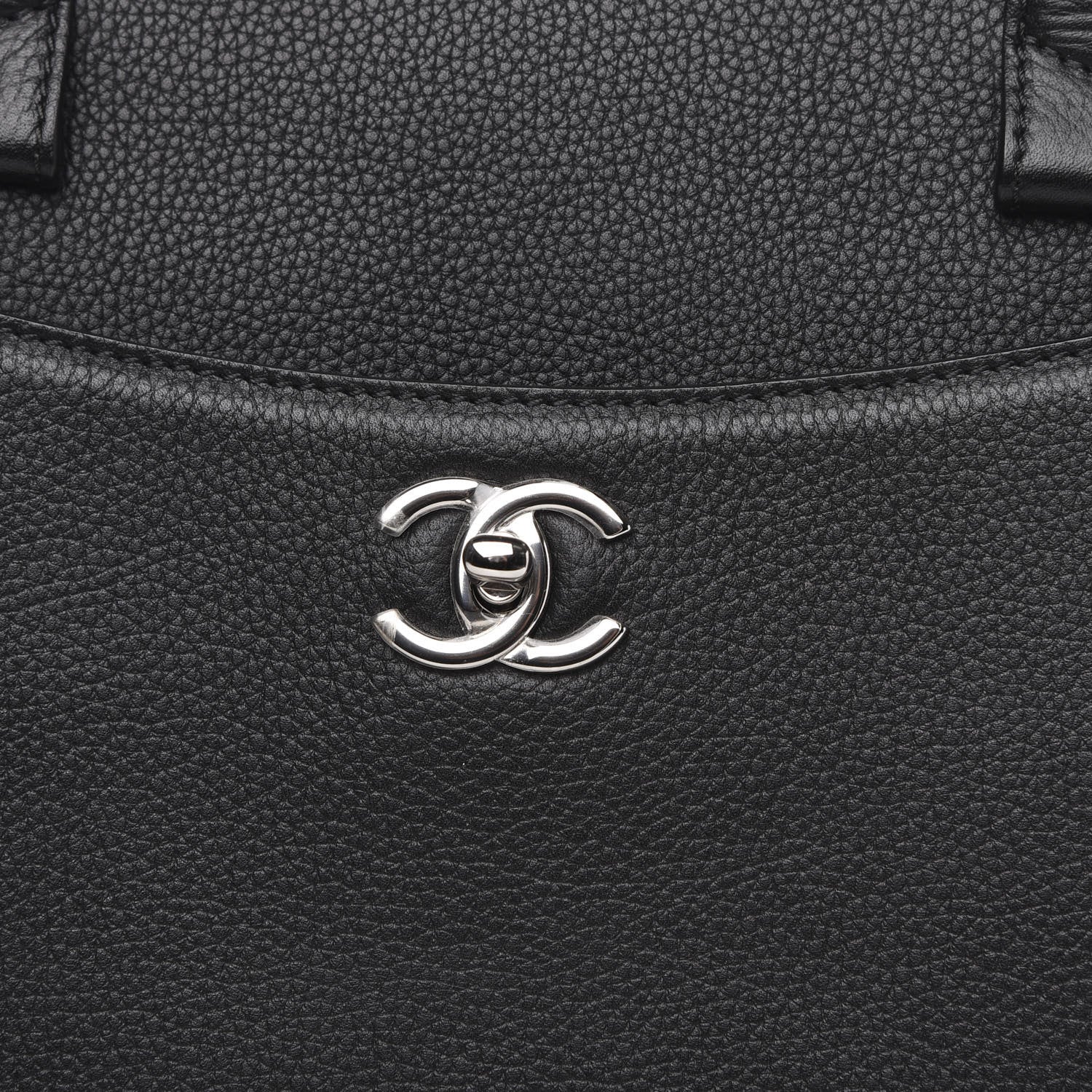 Chanel Grained Calfskin Medium Neo Executive Shopper Tote Black 8 of 12