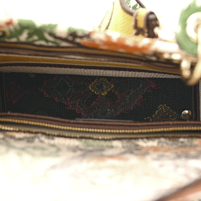 Christian Dior Canvas Embroidered Paisley Medium Lady D-Lite Multicolor 5 of 10