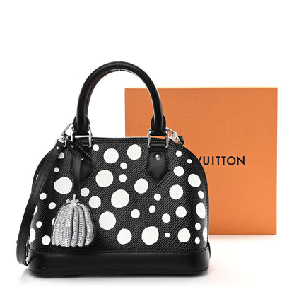 Louis Vuitton X YK Epi Alma BB Black White 14 of 14