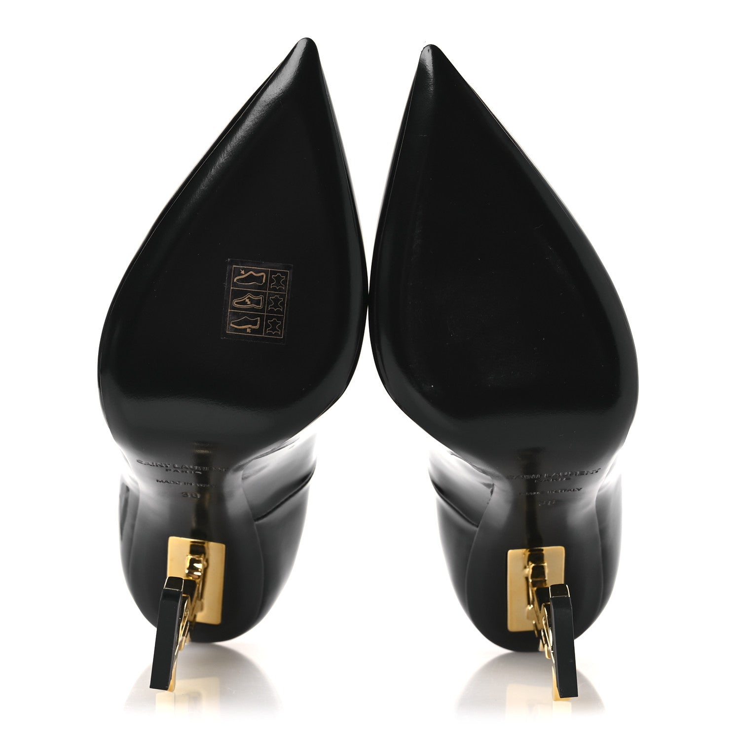 Saint Laurent Vernice Grupy Opyum 110 Pumps 38 Black 7 of 12
