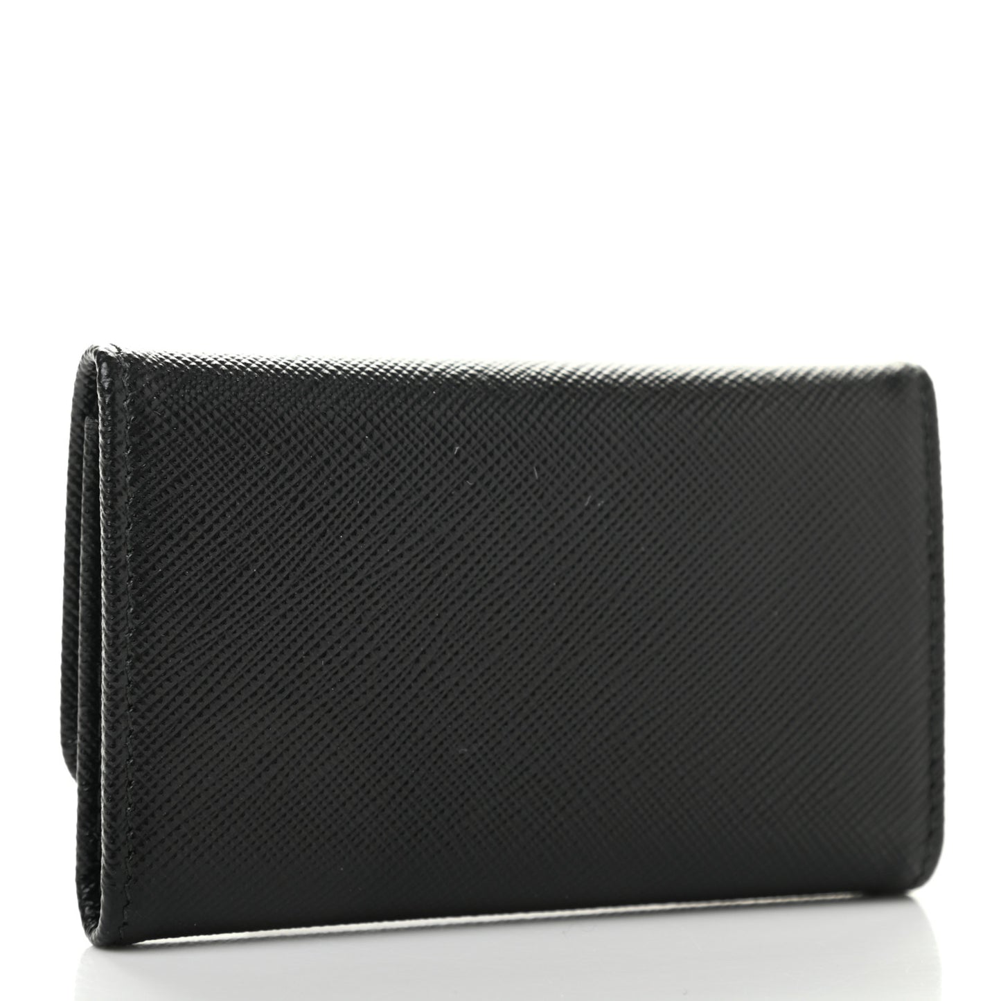 Saffiano 4 Key Holder Black
