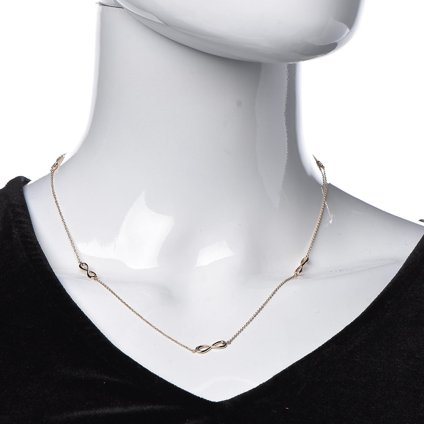 18K Rose Gold Infinity Endless Necklace