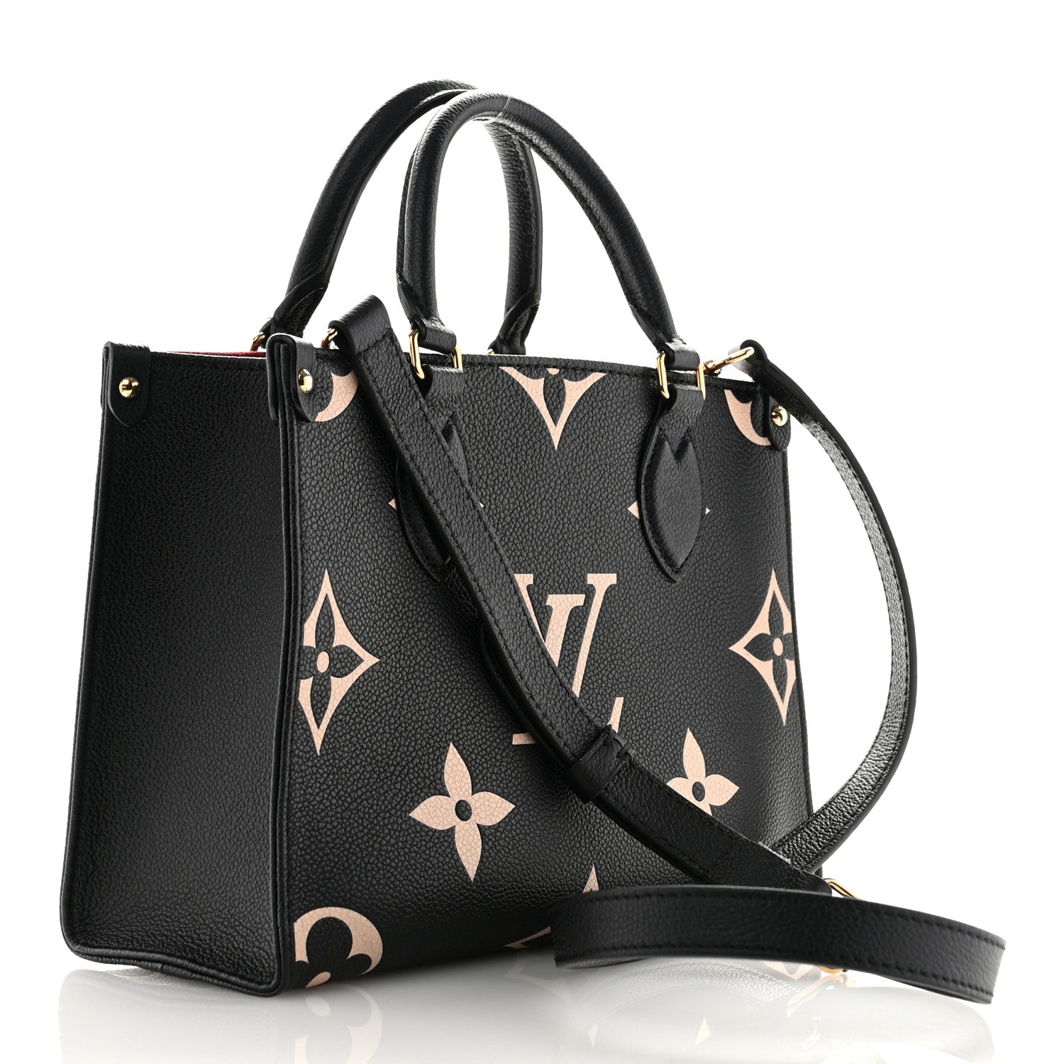 Louis Vuitton Empreinte Monogram Giant Onthego PM Black Beige 3 of 10
