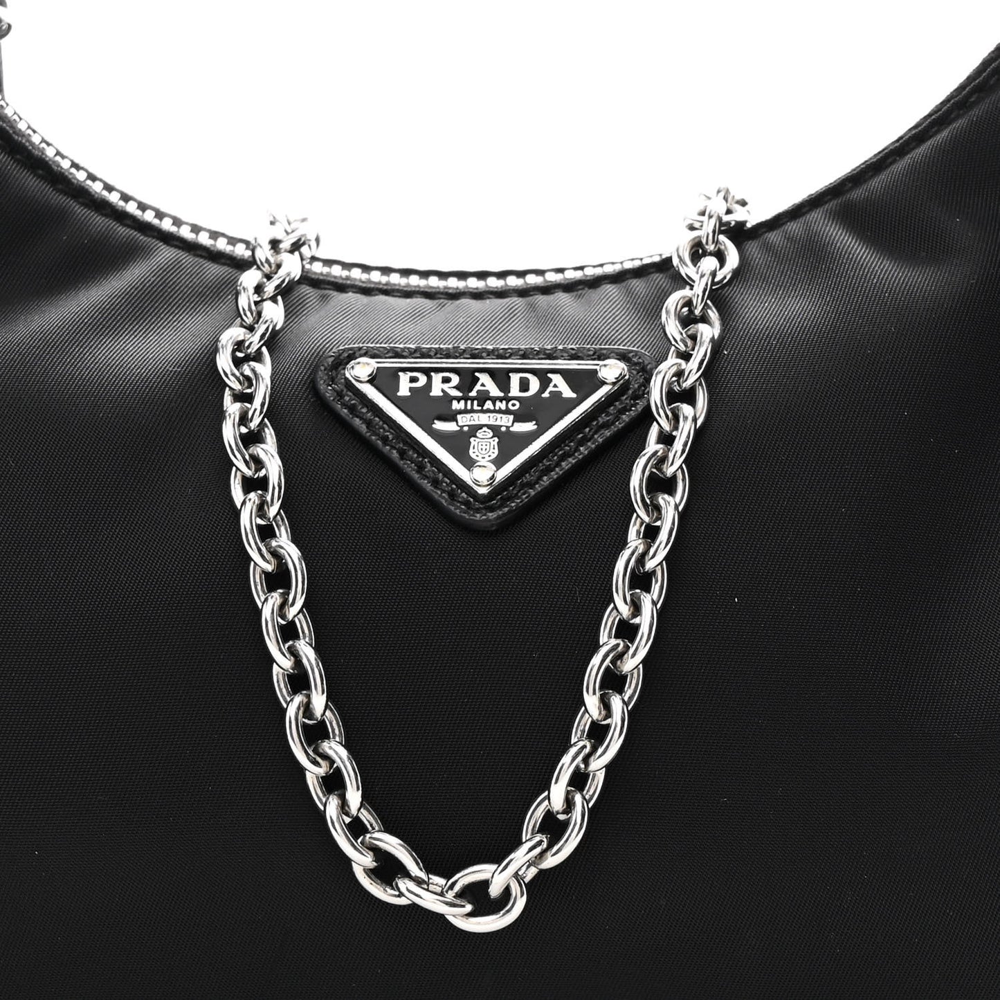 Re-Nylon Saffiano Re-Edition 2005 Shoulder Black