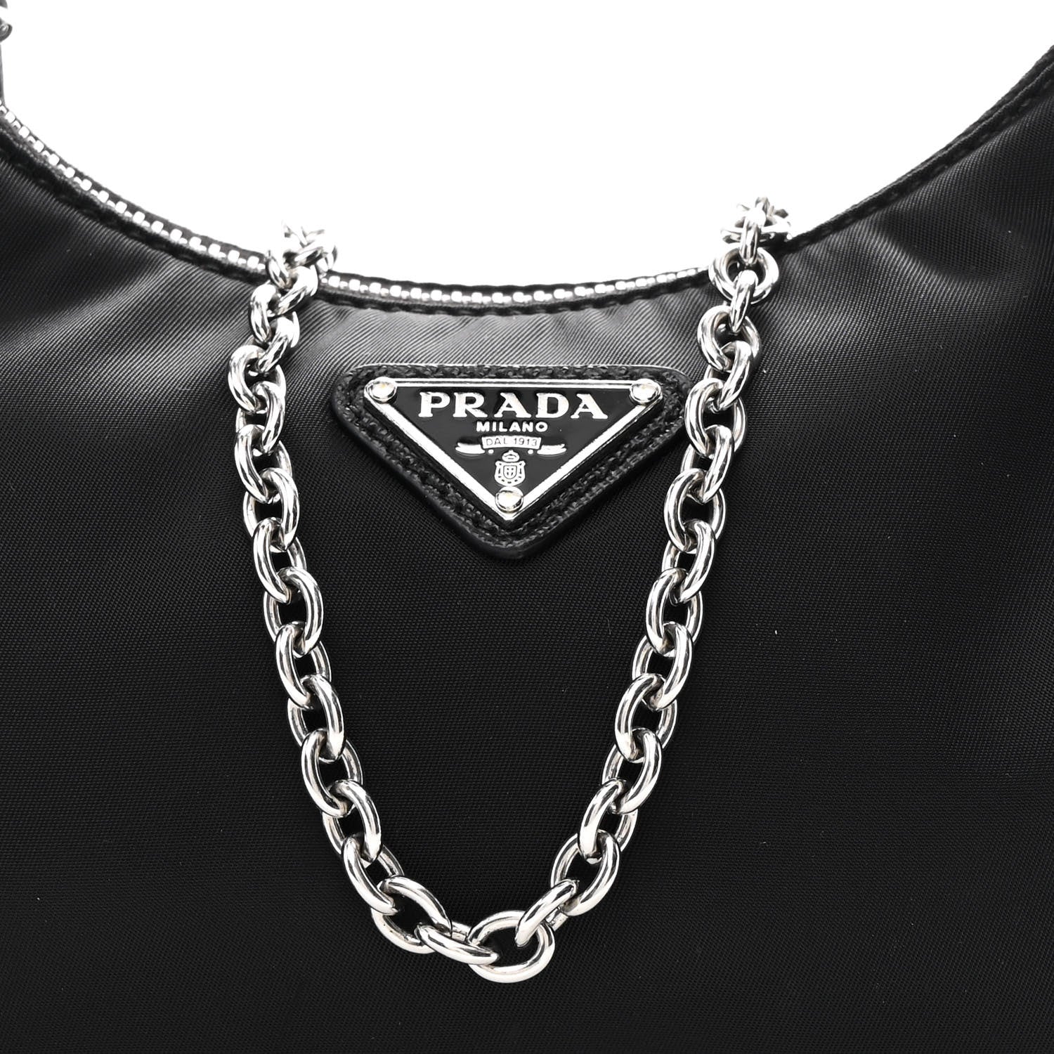 Prada Re-Nylon Saffiano Re-Edition 2005 Shoulder Black 8 of 10