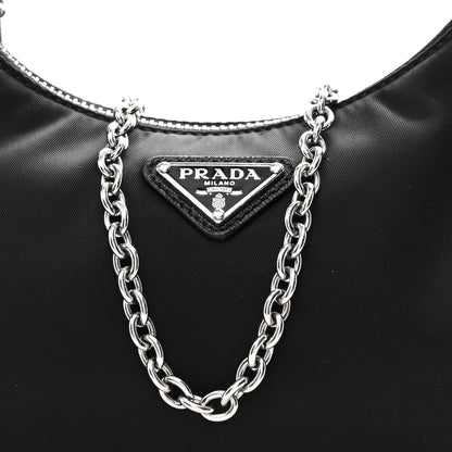 Prada Re-Nylon Saffiano Re-Edition 2005 Shoulder Black 8 of 10
