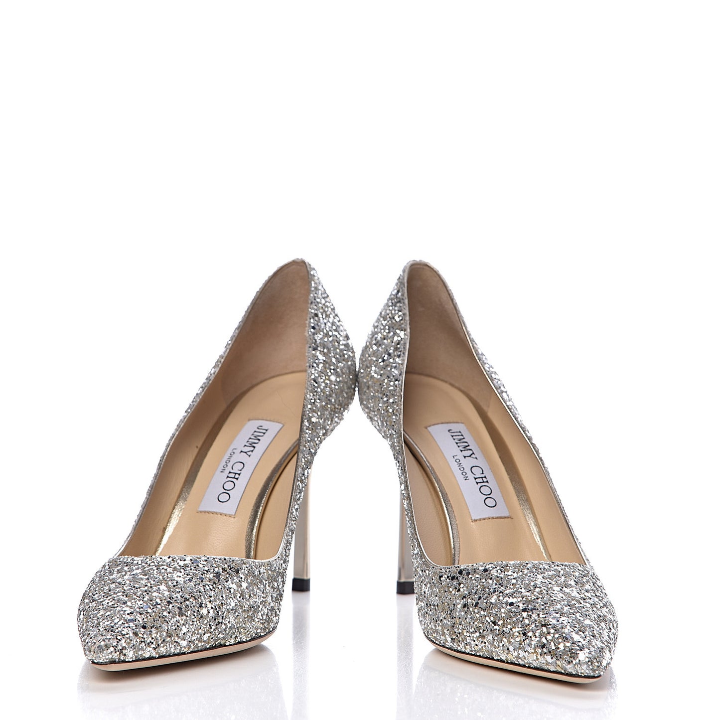 Glitter Pointy Toe Romy 85 Pumps 39 Champagne