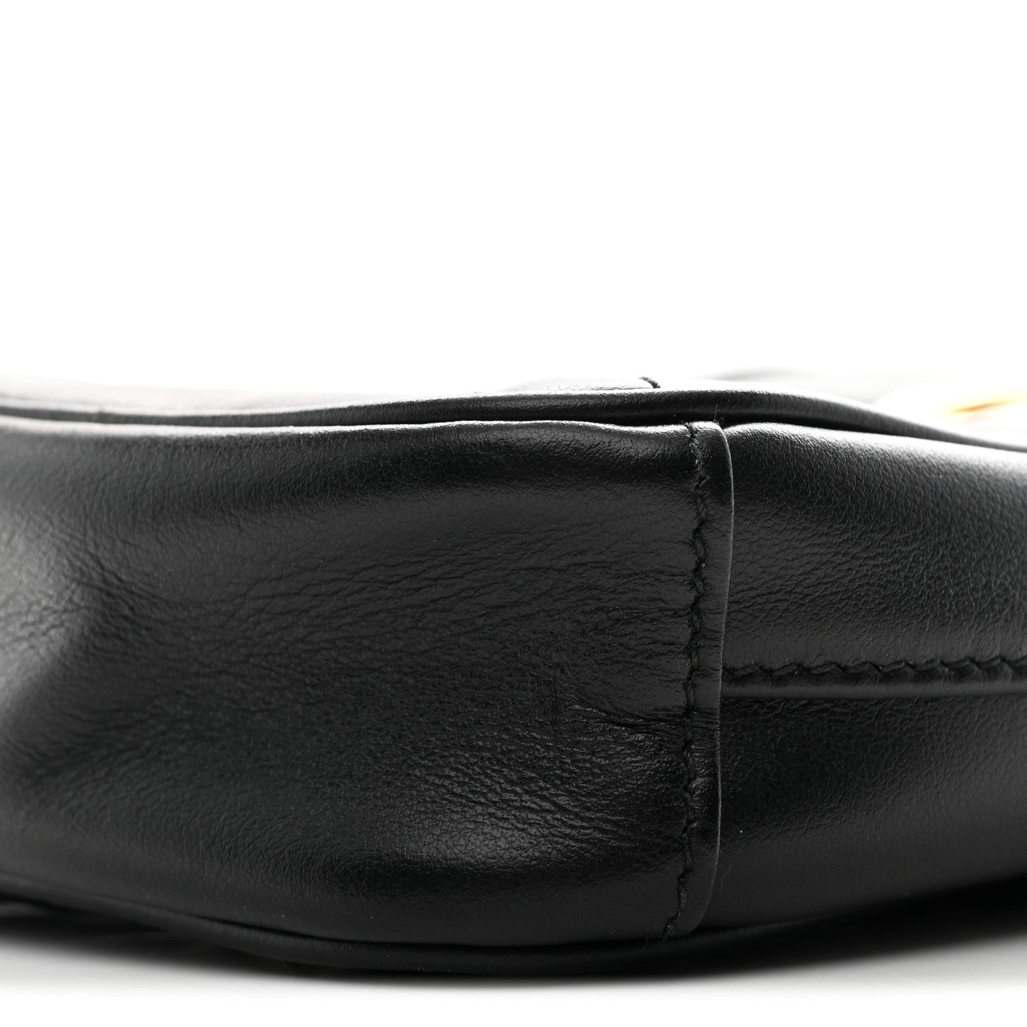 Gucci Calfskin Matelasse Mini GG Marmont Crossbody Bag Black 18 of 19