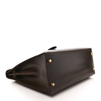 Hermes Box Kelly Sellier 35 Chocolate 4 of 12