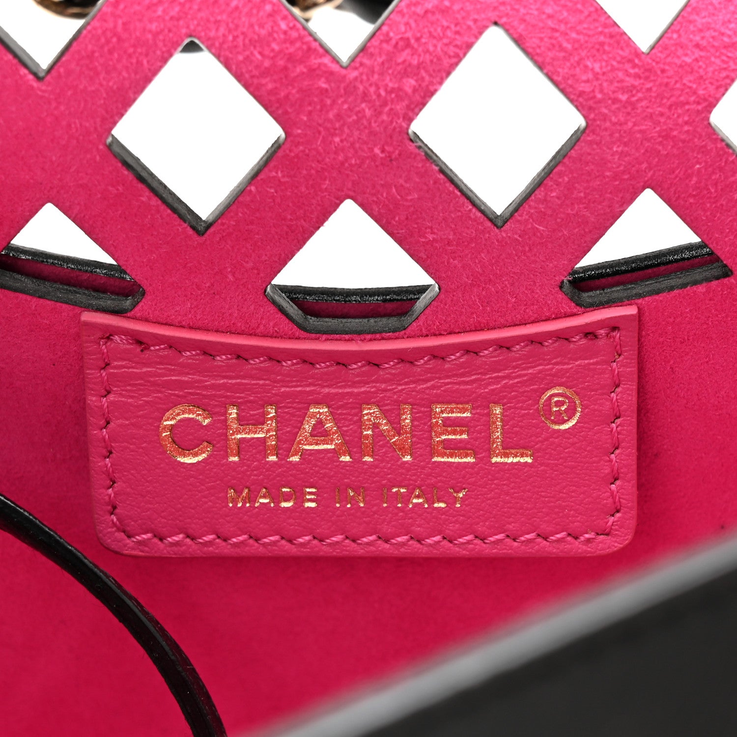 Chanel Lambskin Sea Through Flap Black Multicolor 7 of 11