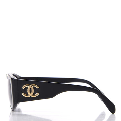 Chanel CC Logo Sunglasses 0004 Black 3 of 6