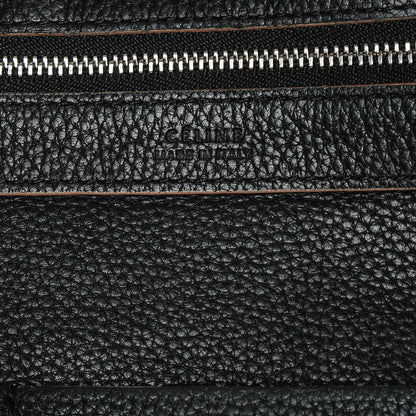 Celine Grained Calfskin Medium Horizontal Cabas Phantom Black 7 of 9