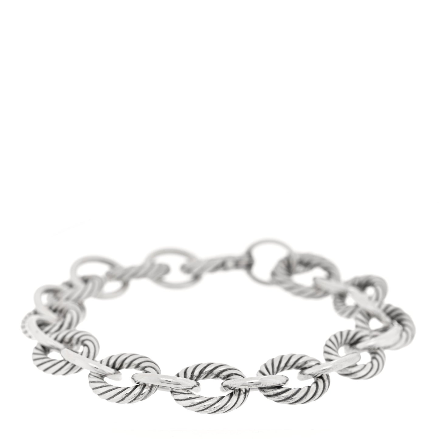 Sterling Silver 10mm Medium Oval Link Bracelet