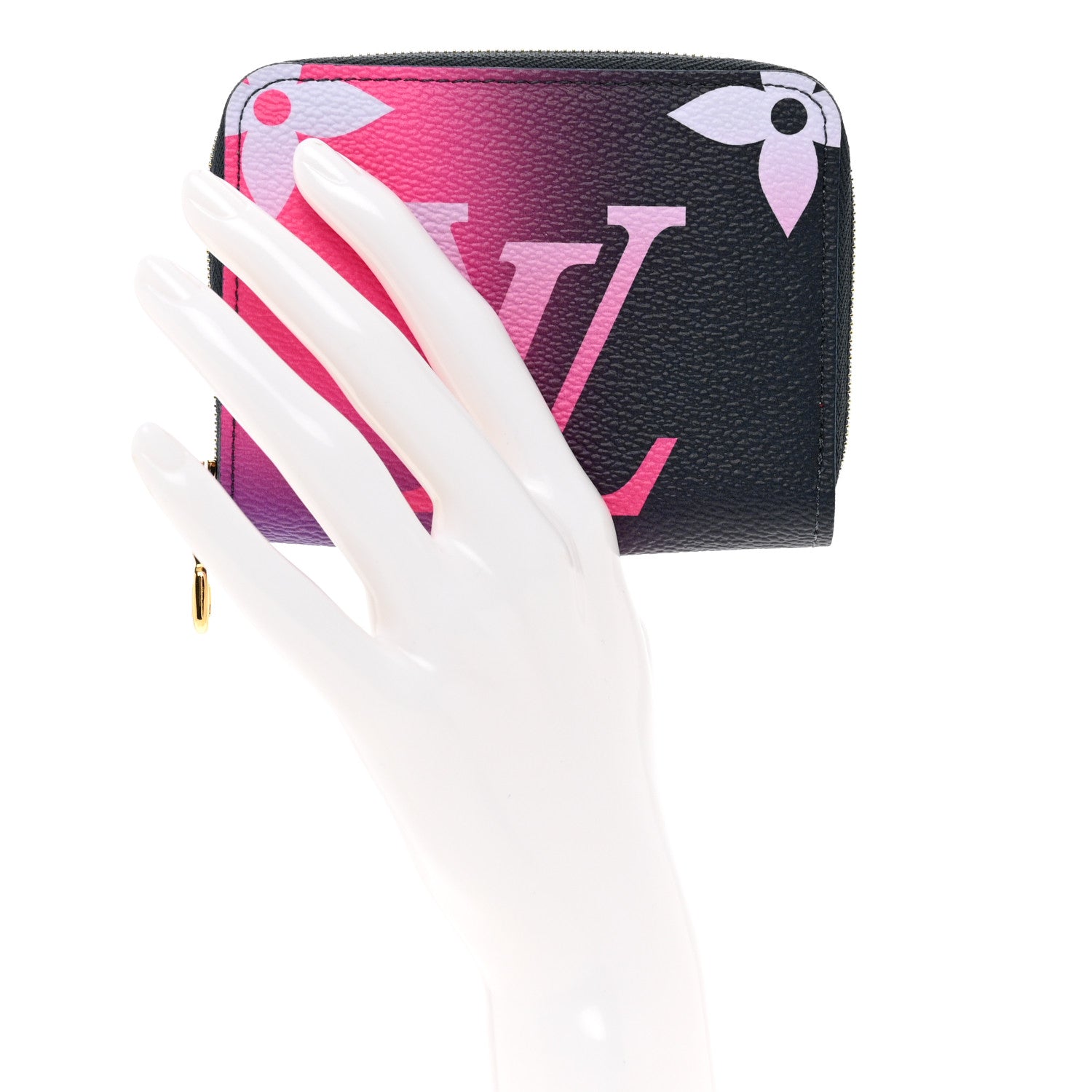 Louis Vuitton Monogram Giant Spring In The City Zippy Coin Purse Midnight Fuchsia 2 of 7