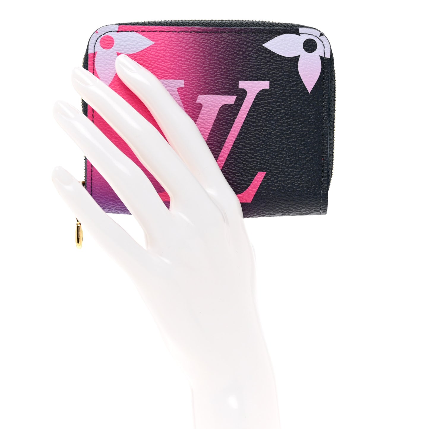 Monogram Giant Spring In The City Zippy Coin Purse Midnight Fuchsia