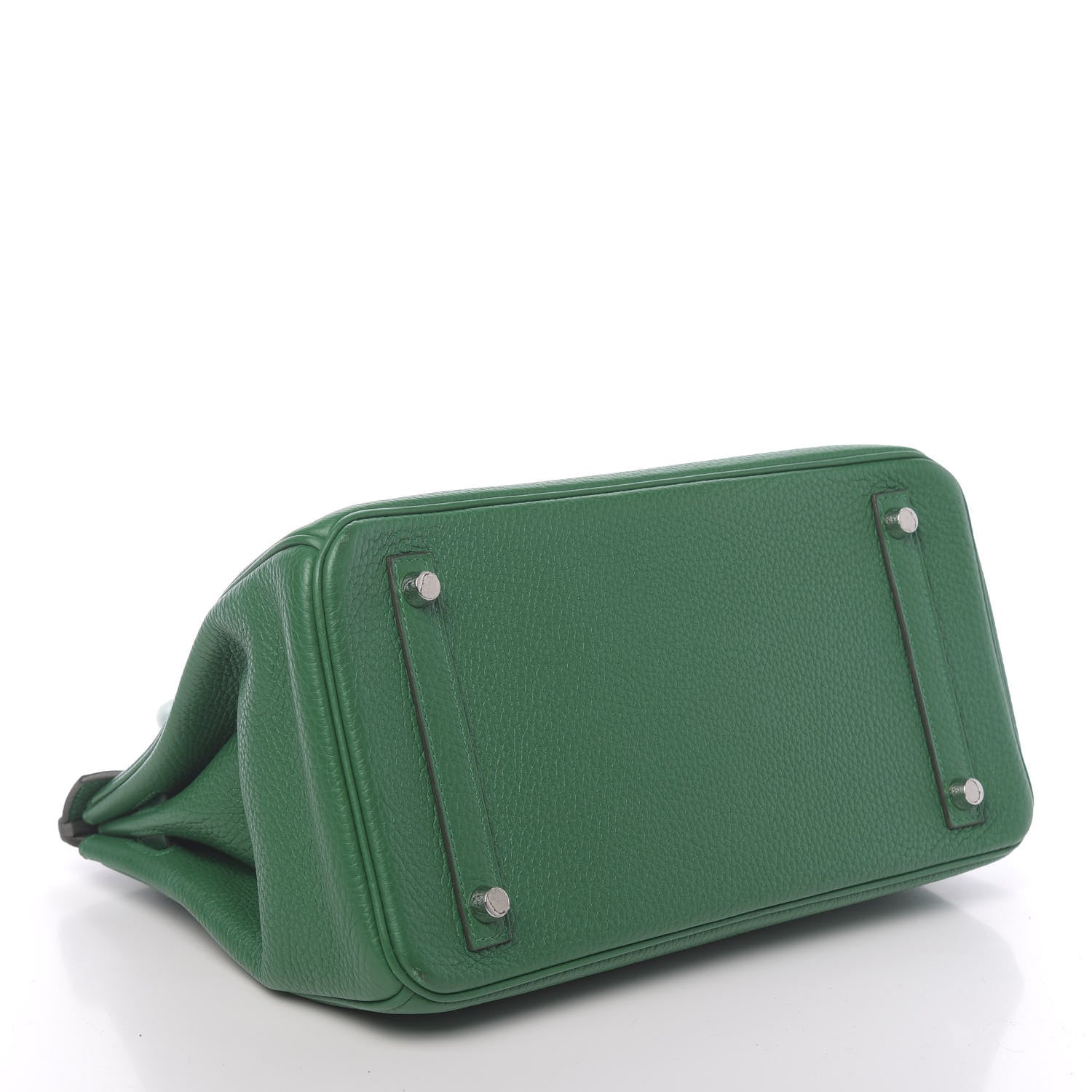 Hermes Taurillon Clemence Birkin 30 Vert Vertigo 3 of 12