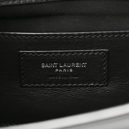 Saint Laurent Patent Classic Monogram Tassel Clutch Black 6 of 7