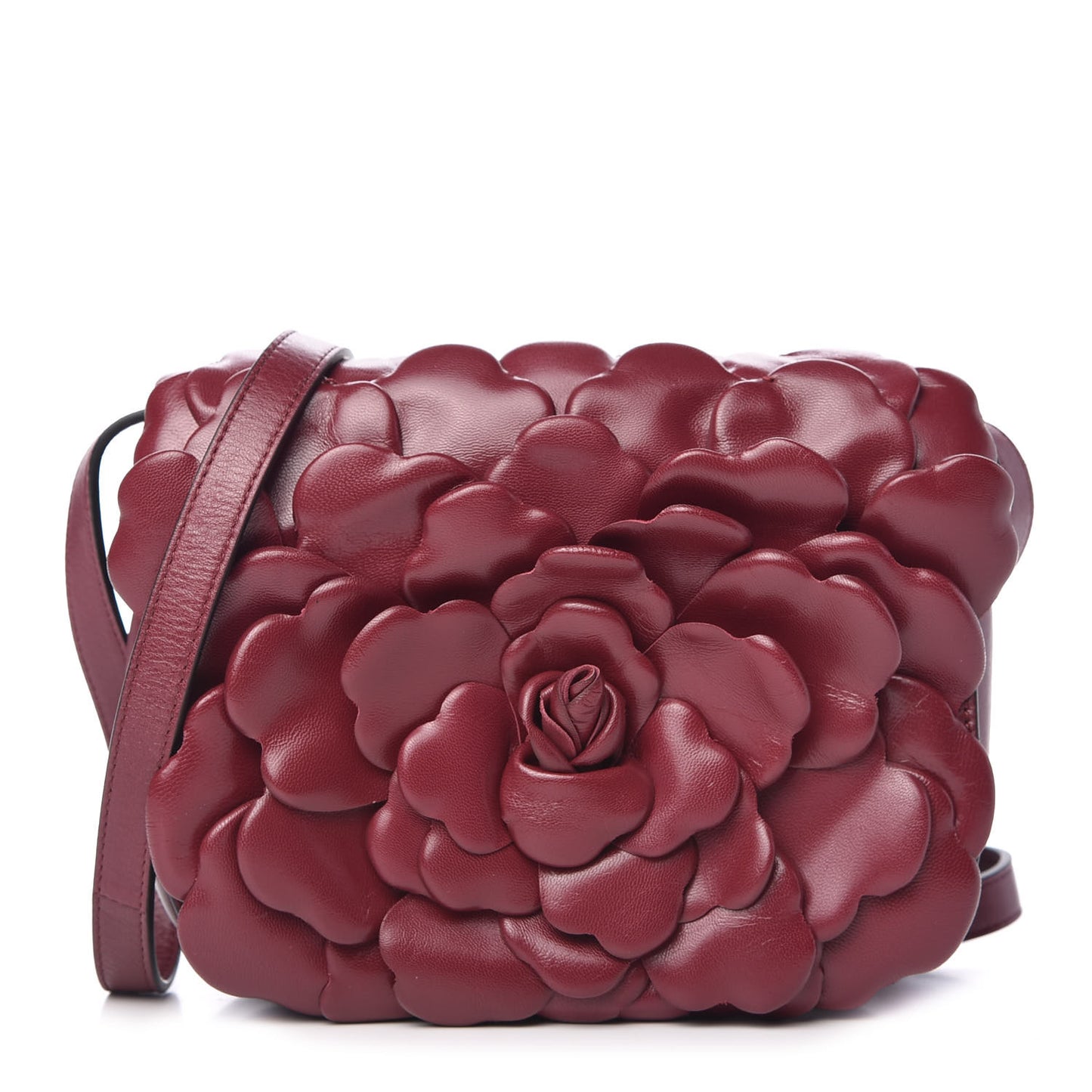 Nappa Atelier 03 Rose Edition Small Flap Crossbody Bag Cerise