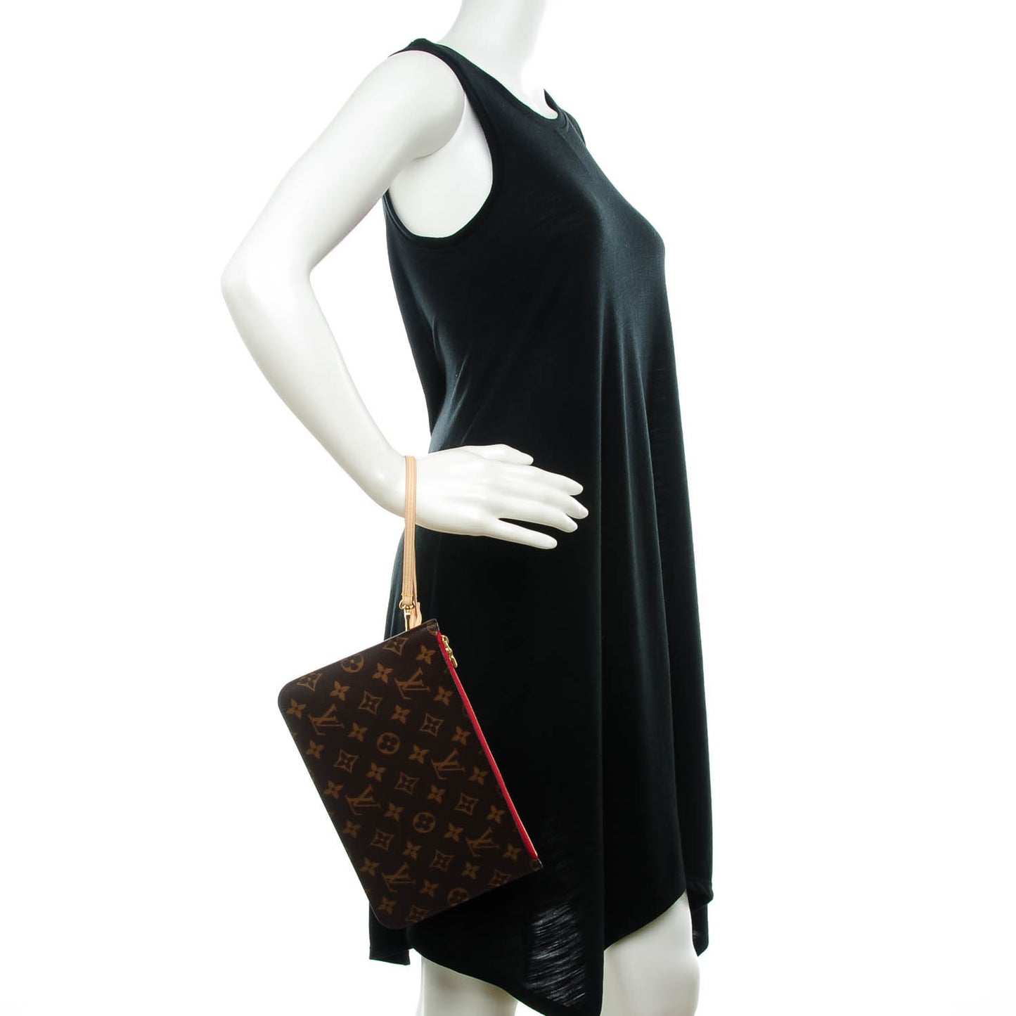 Monogram Neverfull MM GM Pochette Cherry