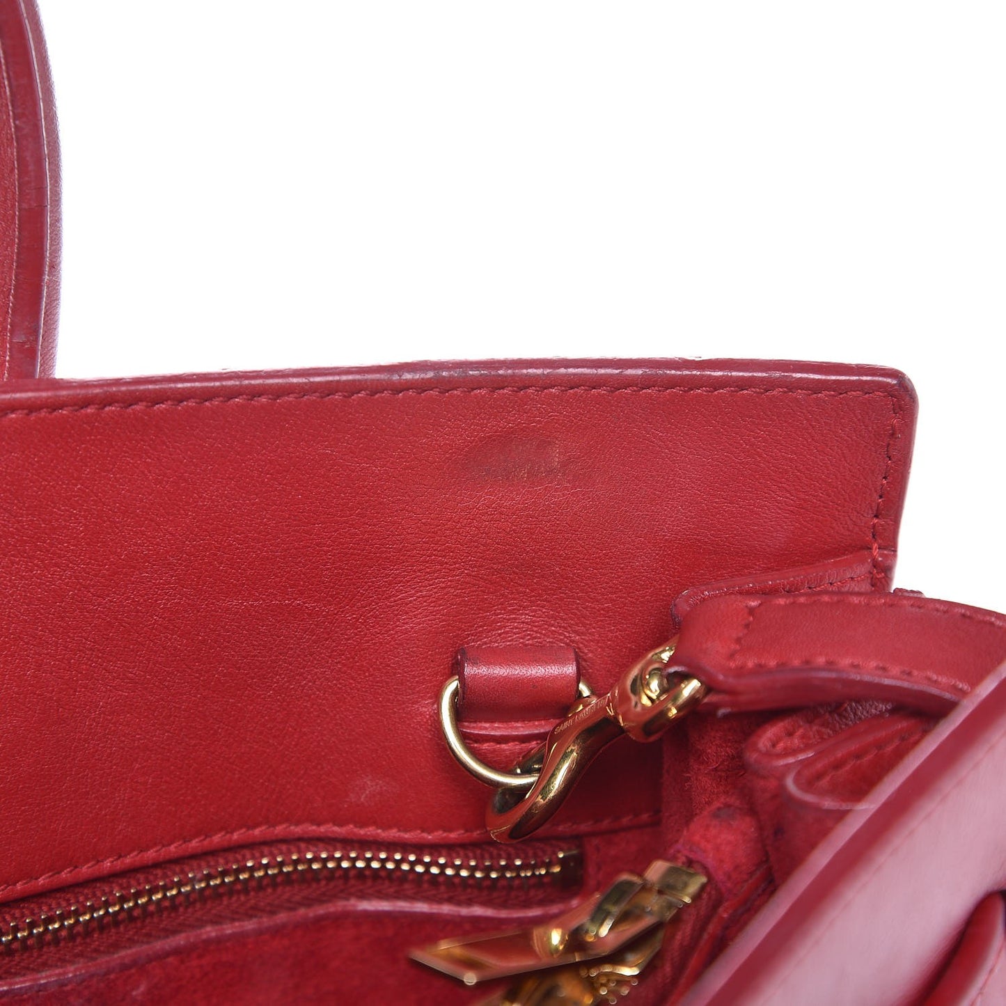 Calfskin Small Sac De Jour Rouge Orient