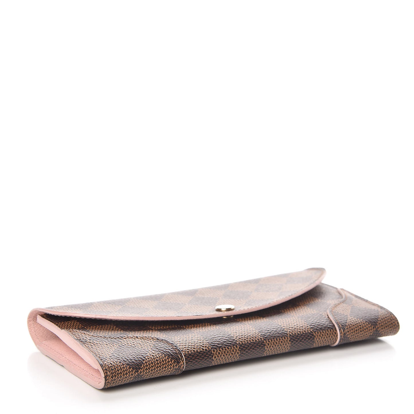 Damier Ebene Caissa Wallet Rose Ballerine
