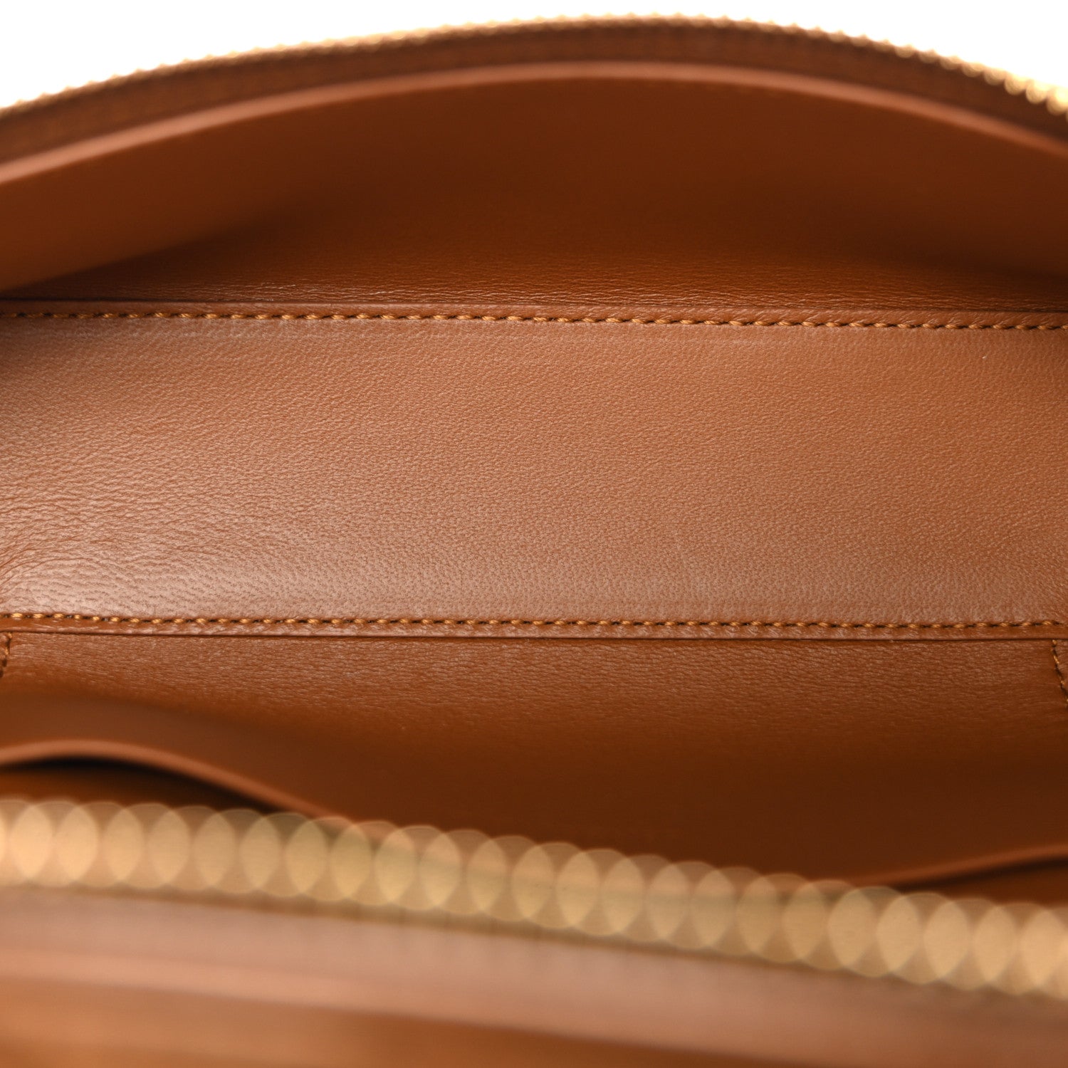 Bottega Veneta Suede Intrecciato Bang Bang Vanity Case Amber 5 of 10