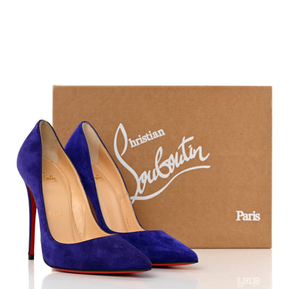 Christian Louboutin Veau Velours So Kate 100 Pumps 35.5 Purple Drop 10 of 10