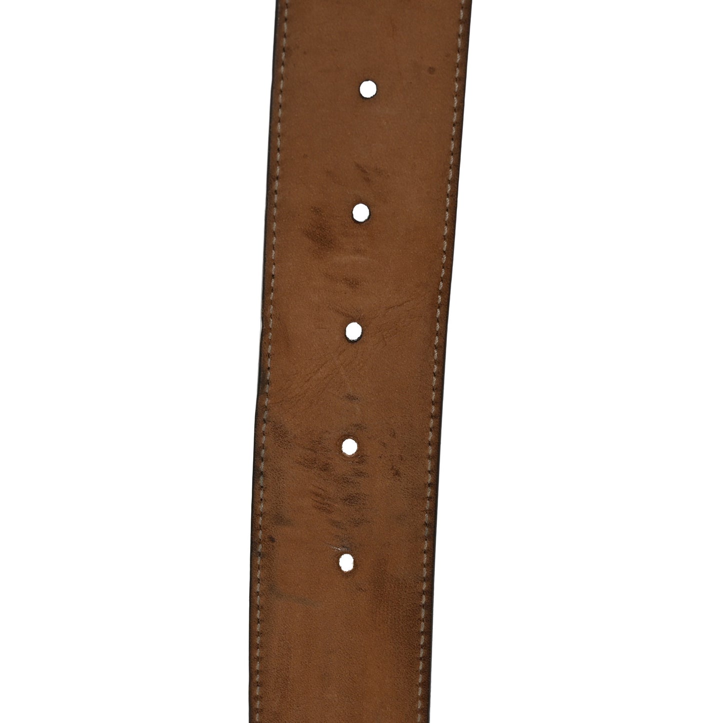 GG Supreme Monogram Interlocking G Belt 105 42 Dark Brown