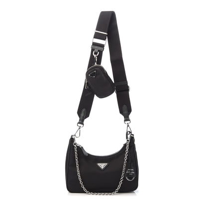 Prada Nylon Re-Edition 2005 Shoulder Bag Black 1 of 8