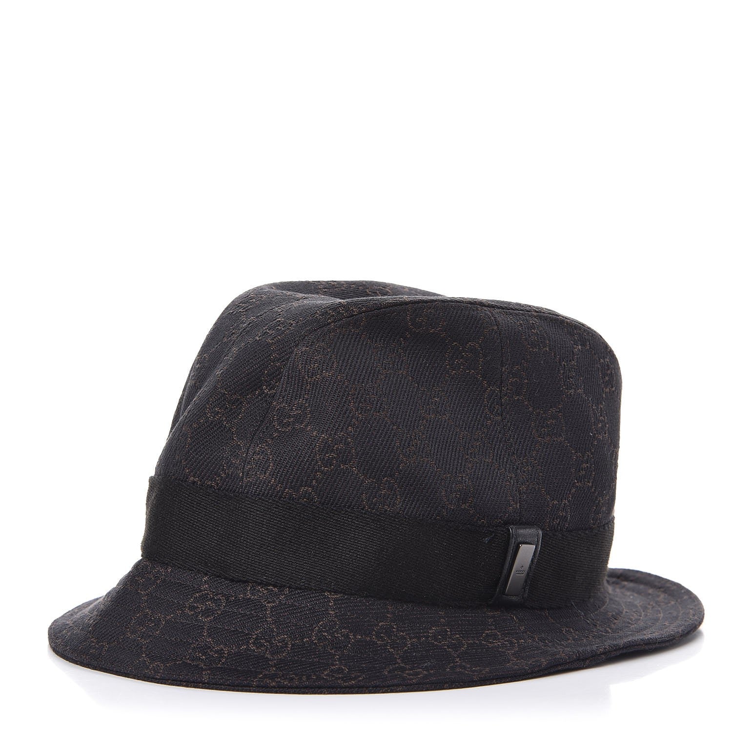 Gucci Monogram Bucket Hat Black M 1 of 8