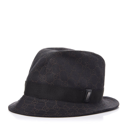 Gucci Monogram Bucket Hat Black M 1 of 8