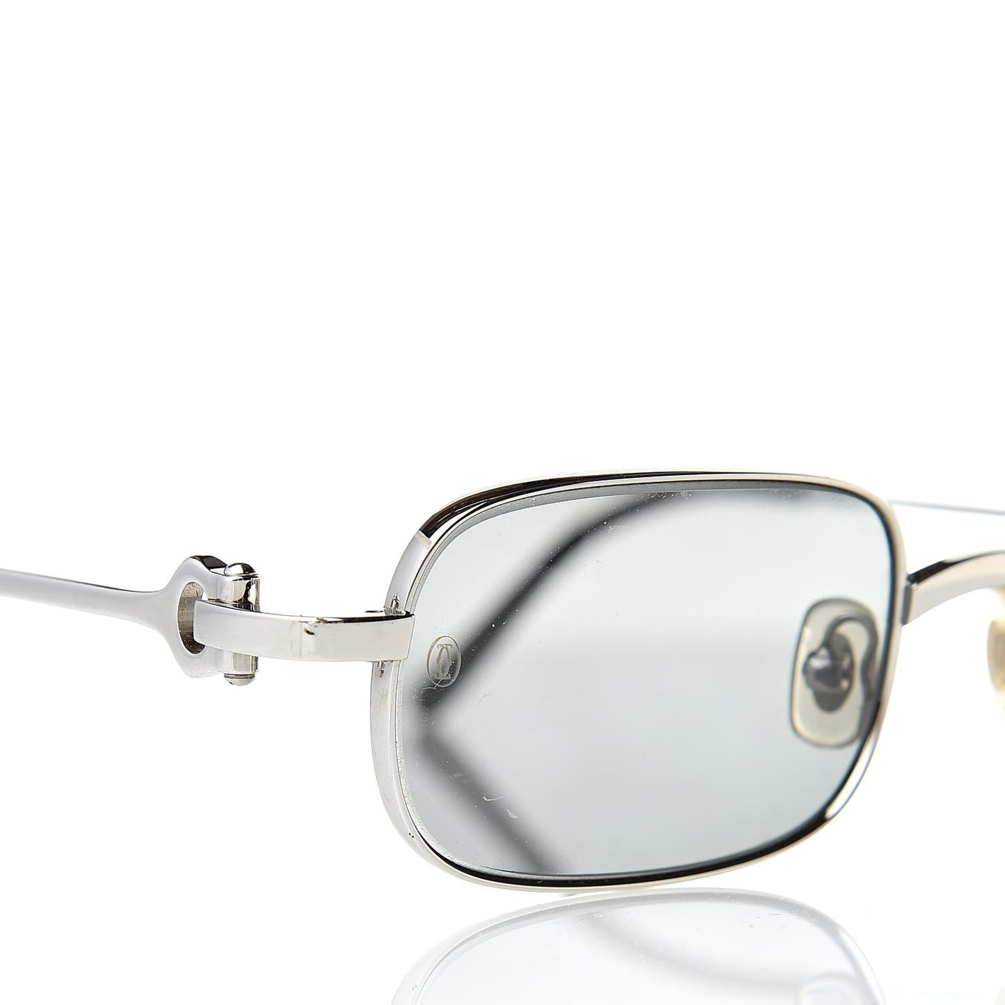 Must De Oval Sunglasses Silver