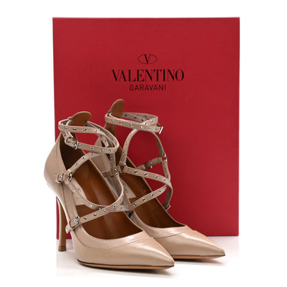 Valentino Garavani Nappa Love Latch 100mm Pumps 36 Poudre 10 of 10