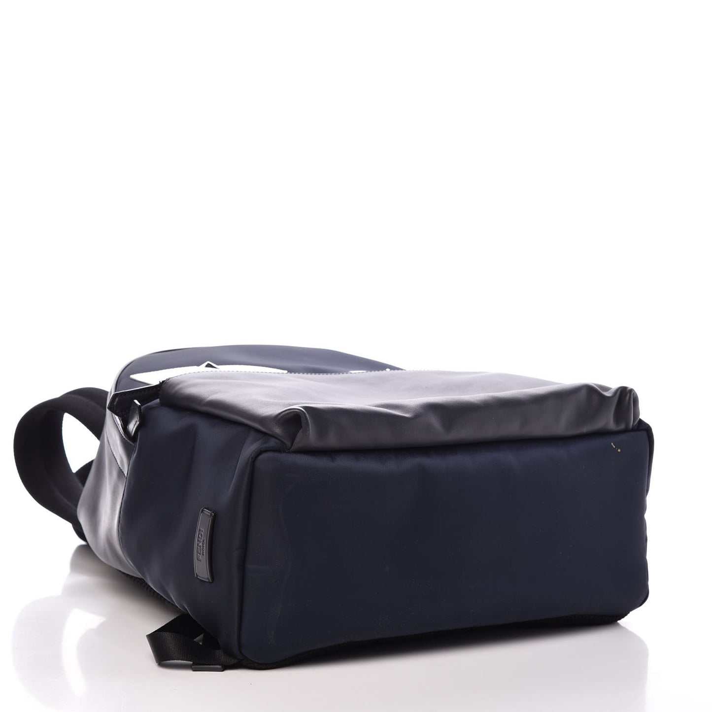 Nylon Vitello Century Dolce Monster Eyes Rounded Backpack Navy Blue