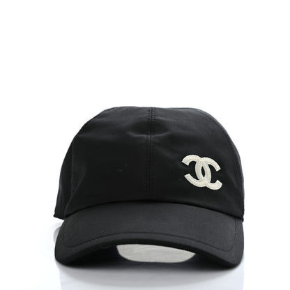 Chanel Cotton CC Cap Hat Black 3 of 8